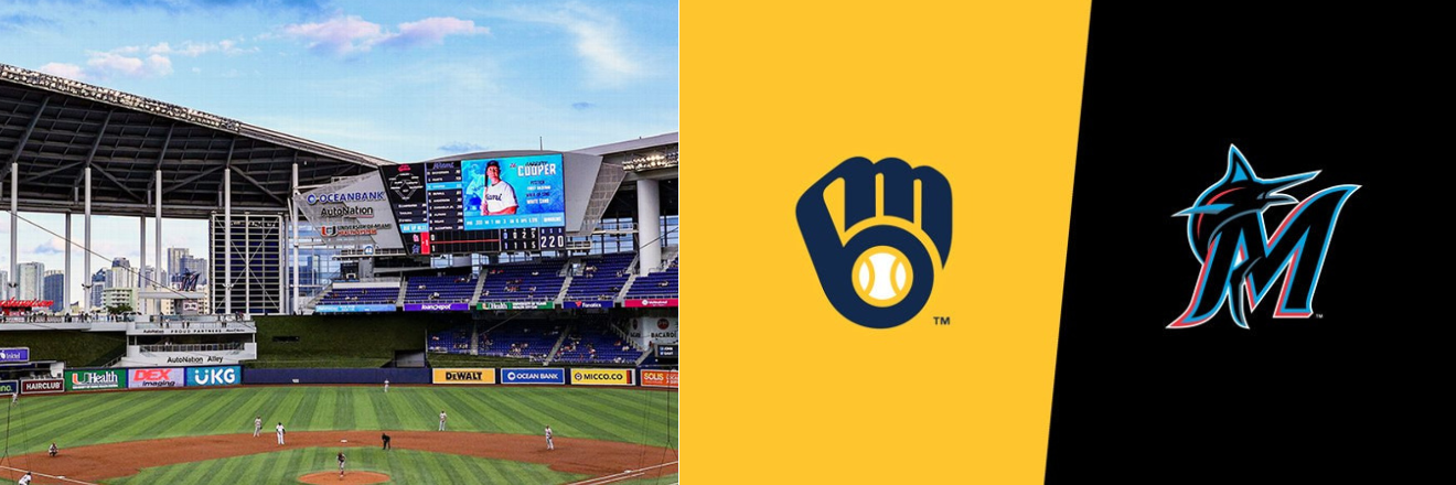 Milwaukee Brewers at Miami Marlins